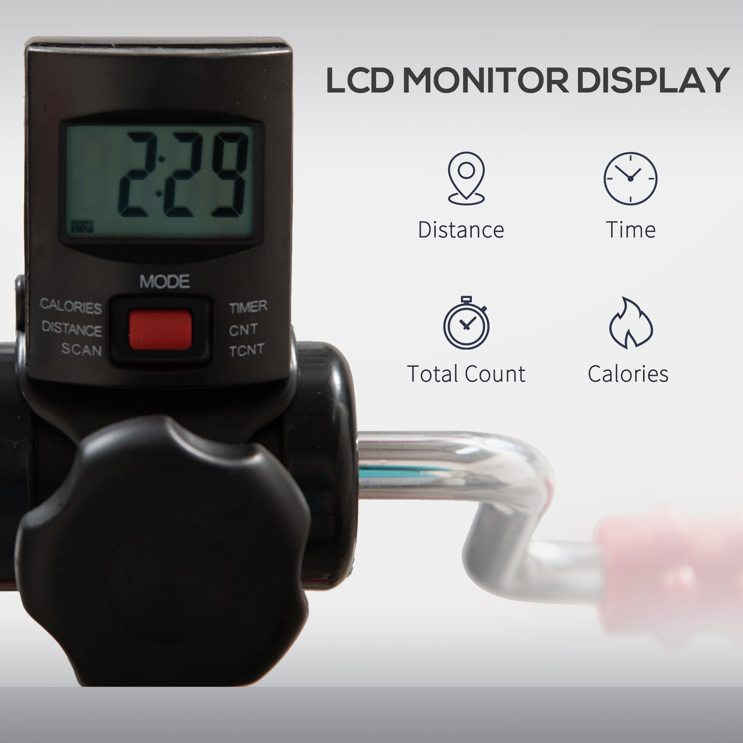 Pedal Exerciser with LCD & Foot Massage