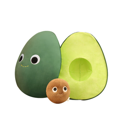 Cute Fruit Avocado Plush  Stuffed Toy