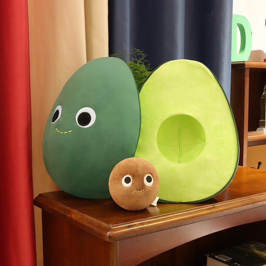 Cute Fruit Avocado Plush  Stuffed Toy