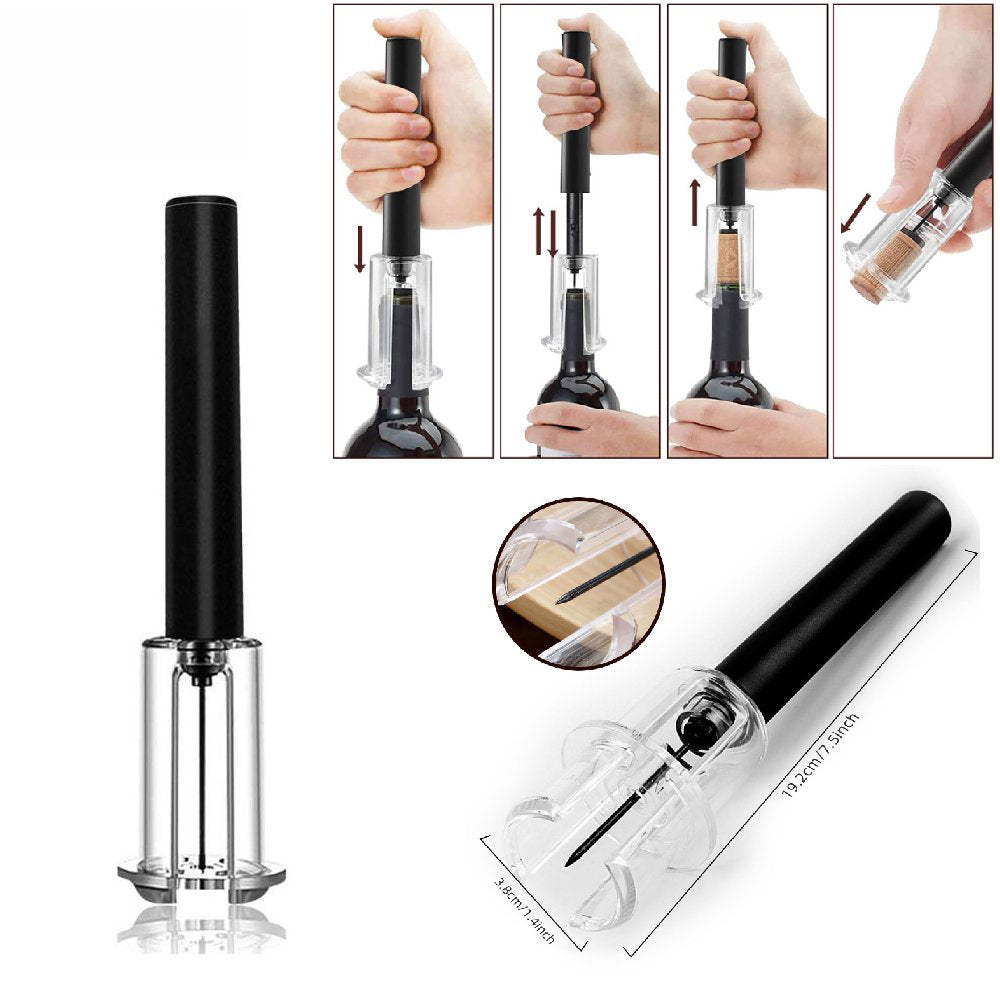 4-Piece Air Pressure Wine Opener Set