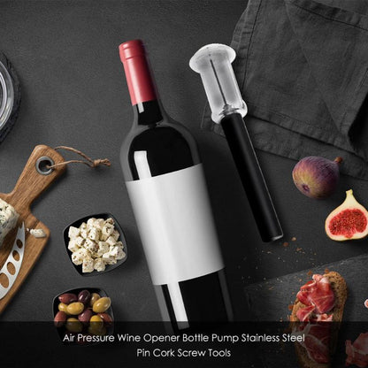 4-Piece Air Pressure Wine Opener Set