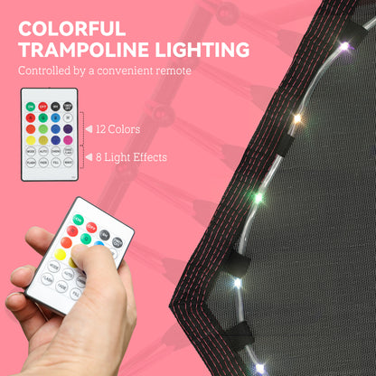 45" Rebounder Trampoline with Handle & LED