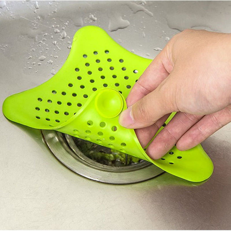 3-Pack Starfish Silicone Sink & Drain Strainers