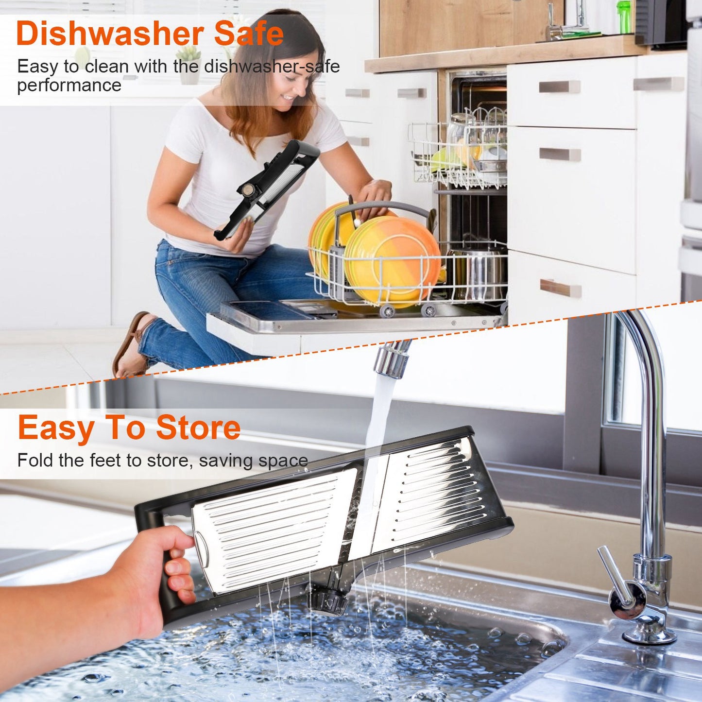 Stainless Steel Mandoline Food Slicer