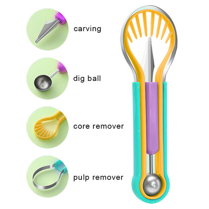 4-in-1 Stainless Steel Watermelon Cutter