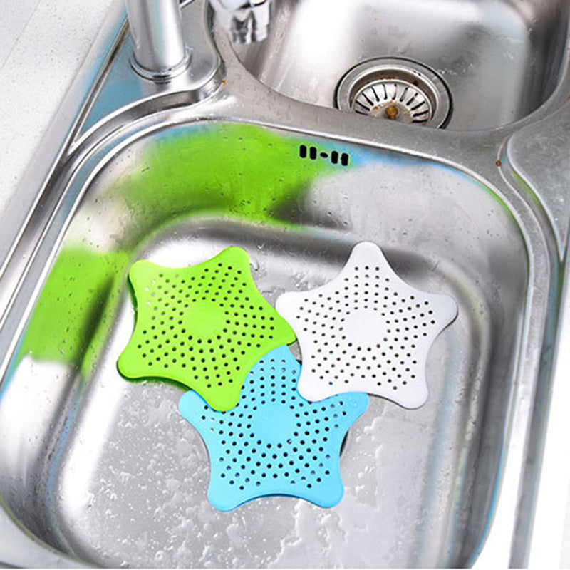 3-Pack Starfish Silicone Sink & Drain Strainers