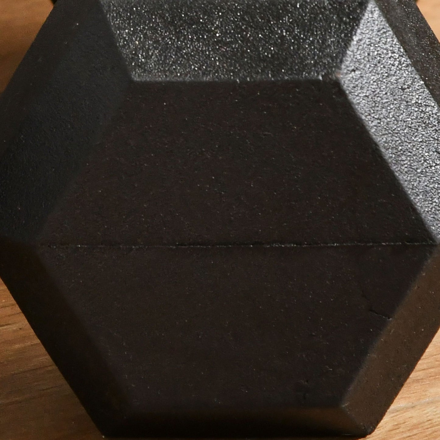 Hex Rubber Dumbbell Set – No Rolling