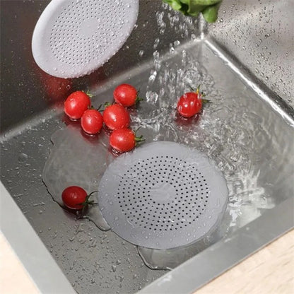 Oversized Suction Cup Sink & Drain Hair Filters