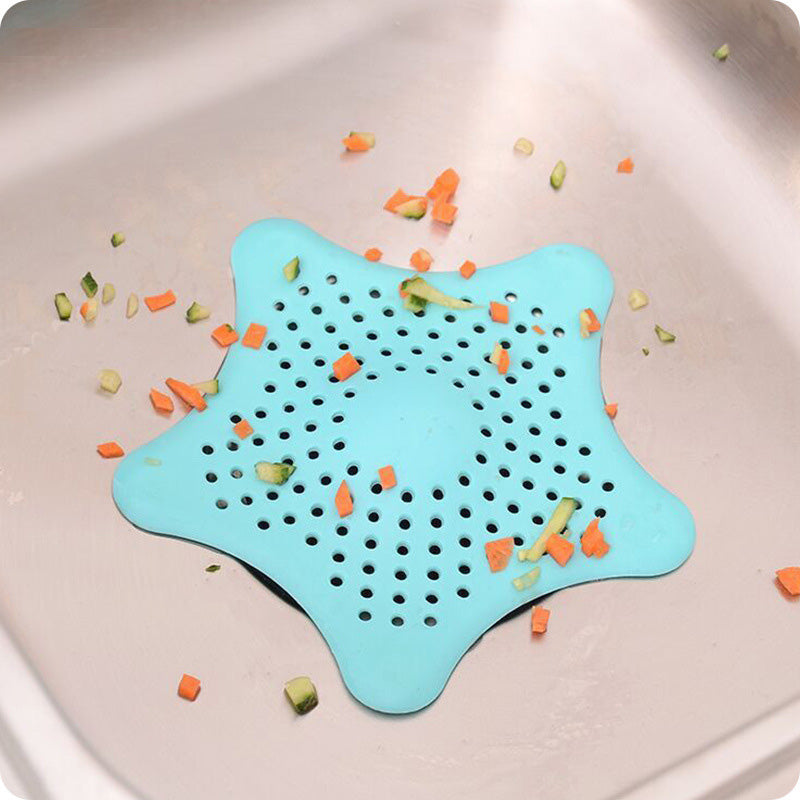 3-Pack Starfish Silicone Sink & Drain Strainers