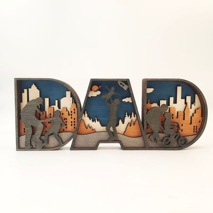 Mothers and Father's Day Wooden Decoration Crafts