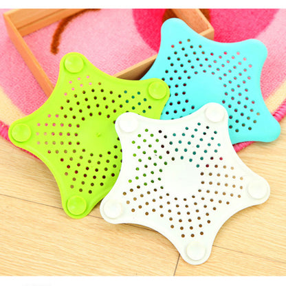 3-Pack Starfish Silicone Sink & Drain Strainers