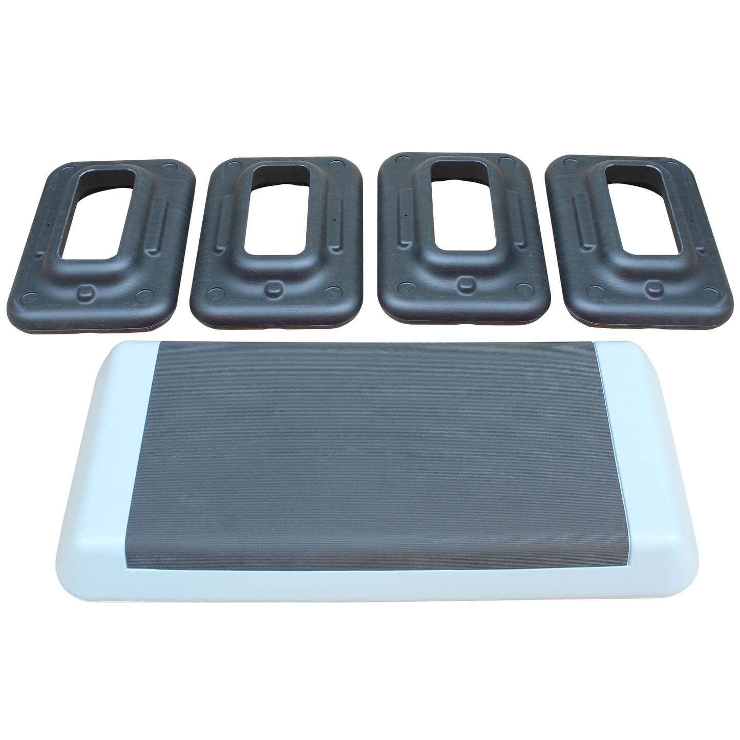 Adjustable Aerobic Stepper with 4 Risers