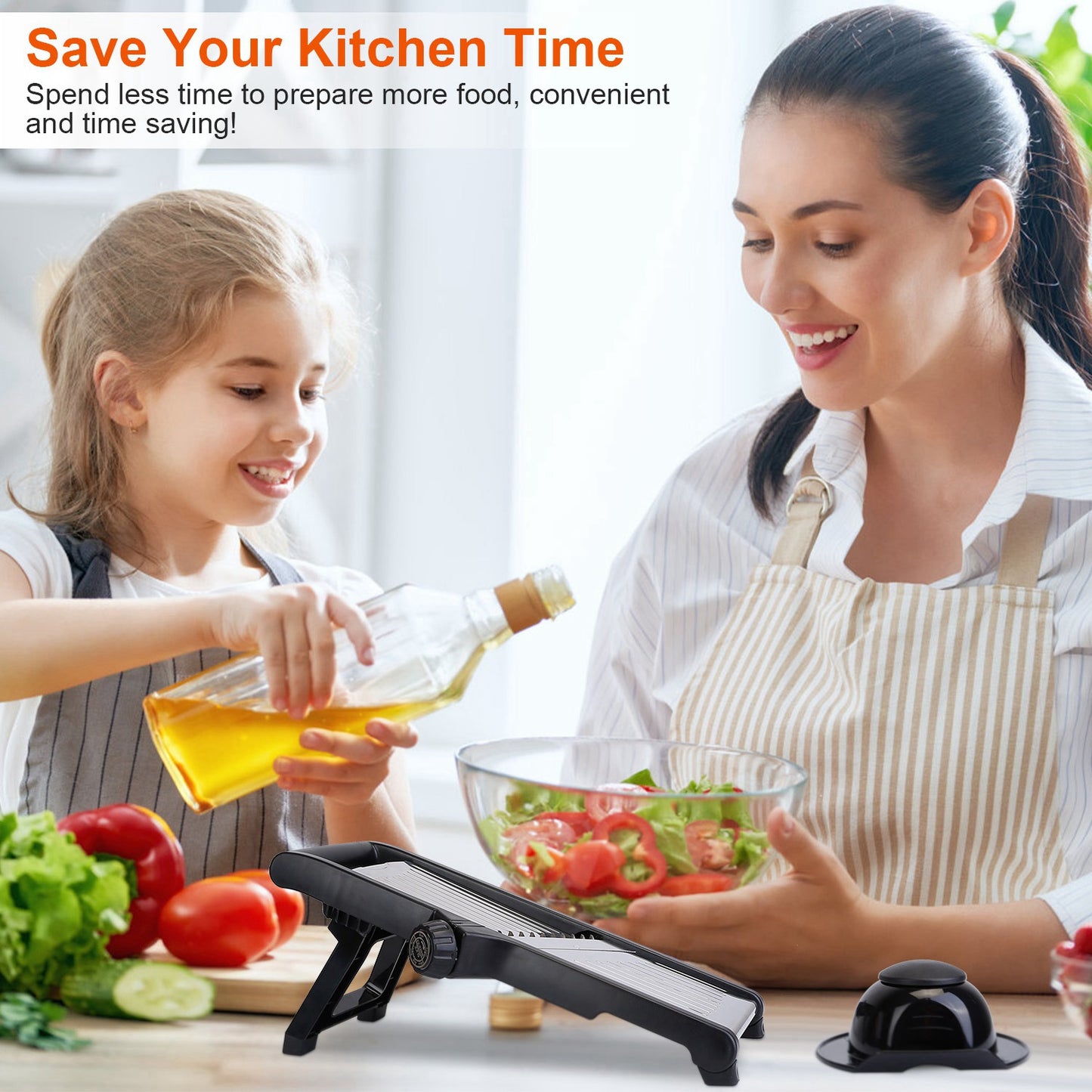 Stainless Steel Mandoline Food Slicer