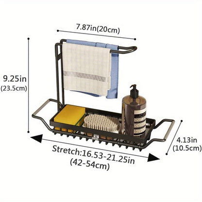 Expandable Stainless Steel Sink Caddy