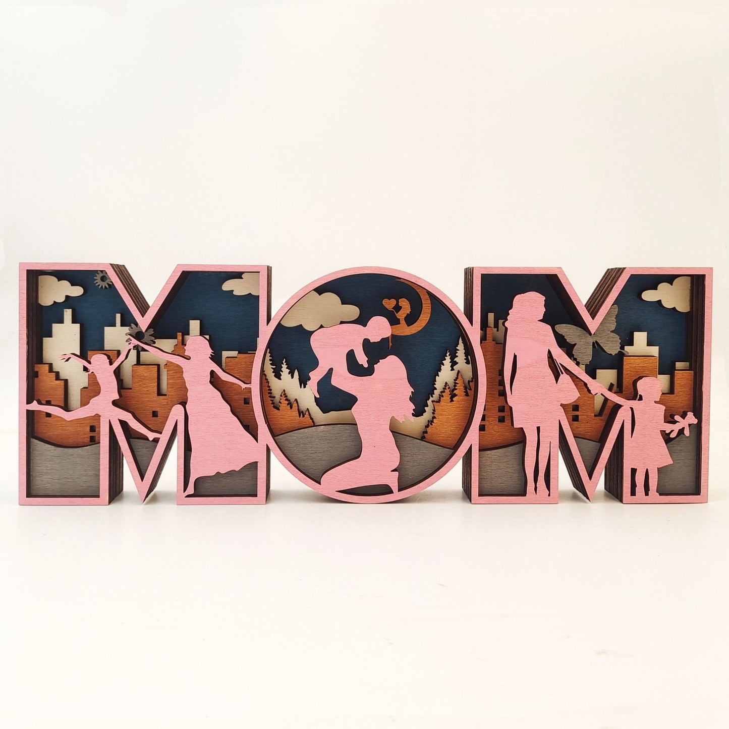 Mothers and Father's Day Wooden Decoration Crafts