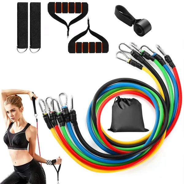 11-Piece Resistance Band Tube Set