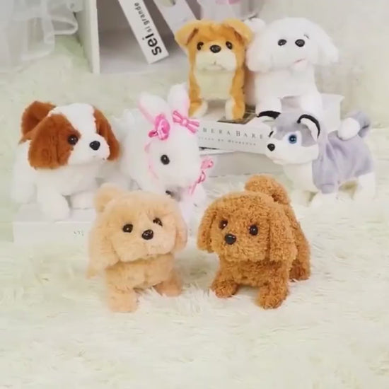 Children's Electric Animal Plush Toys Corgi Teddy 